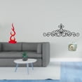 thumbnail image 2 of Figura abstracta de llama de resina, escultura moderna, artesanía para patio, oficina, estantería, pergamino, arte de pared de metal, decoración, plac, 2 of 8