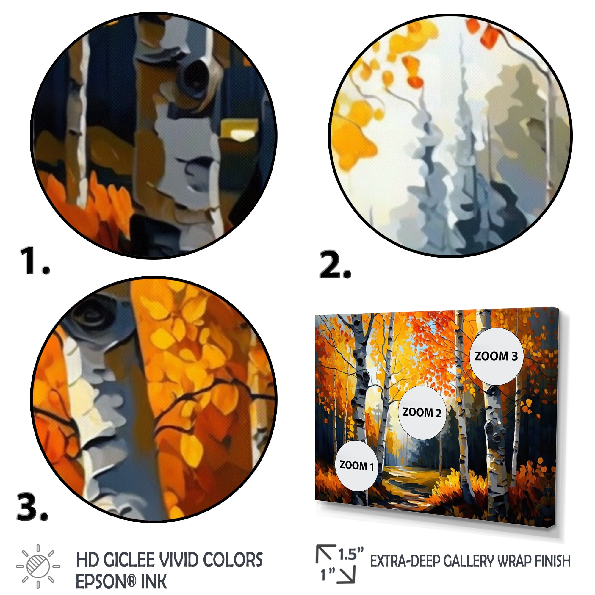 Designart Path Into The Forest IV Canvas Wall Art