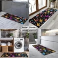 thumbnail image 2 of Colorful Dinosaurs Colorful Paws Pattern Kitchen Rug Mat,Kitchen Runner Rugs Non Skid Washable,Decorative Kitchen Floor Mats for Kitchen,Sink,Laundry,17"X47", 2 of 5