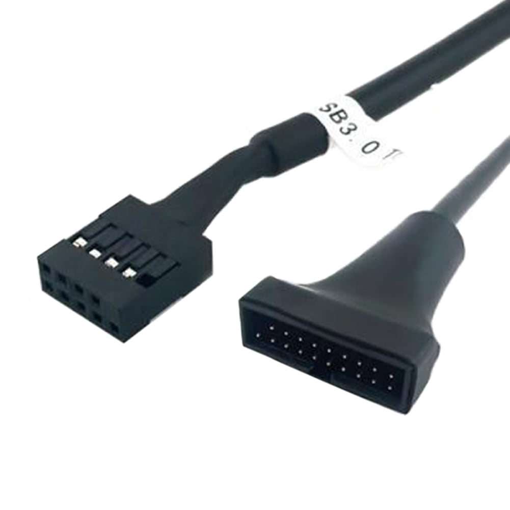 Cable Length: 20cm Cables Hot PC USB 2.0 9Pin Male to Motherboard 3.0 20Pin Female Adapter Cable Converter