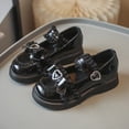 thumbnail image 5 of KIJBLAE Women's Lolita Shoes Bowknot Decorated Round Toe Chunky Heel Mary Jane Shoes Black 38, 5 of 9