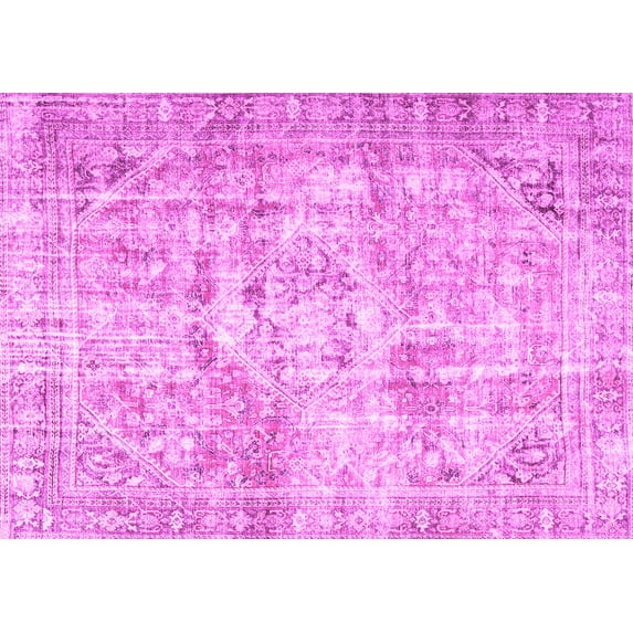 Ahgly Company Indoor Rectangle Persian Pink Traditional Area Rugs, 2' x 3'