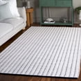 thumbnail image 2 of SAFAVIEH Vermont Sheldon Striped Area Rug, Navy/Ivory, 5' x 8', 2 of 11