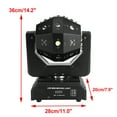 thumbnail image 3 of RGBW 3In1 LED Laser Moving Head Stage Light DMX DJ Disco Party Effect Lighting, 3 of 10