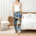 thumbnail image 4 of Gukieu Abstract Sea Turtle Print Women's Home Trousers, with Pockets and Drawstring Pajamas, Home Pajamas, Sleepwear-Medium, 4 of 6
