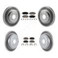 thumbnail image 1 of Transit Auto Front Rear Coated Disc Brake Rotors and Ceramic Pads Kit for Car 2003-2008 Honda Pilot KGC-101058, 1 of 11