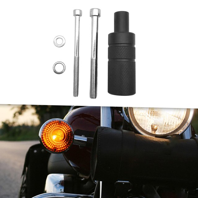 Soporte de Montaje para Guardabarros de Faro de Motocicleta, Tornillo M8 M6, Repuestos Automotrices, Superficie Esmerilada Multiusos, Soporte de Alumi 2 juegos