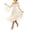 Beige, variant on YuXingFu Gothic Dresses for Women Renaissance Dress With Pocket Court Style Long Sleeved Long Dress White XXXL