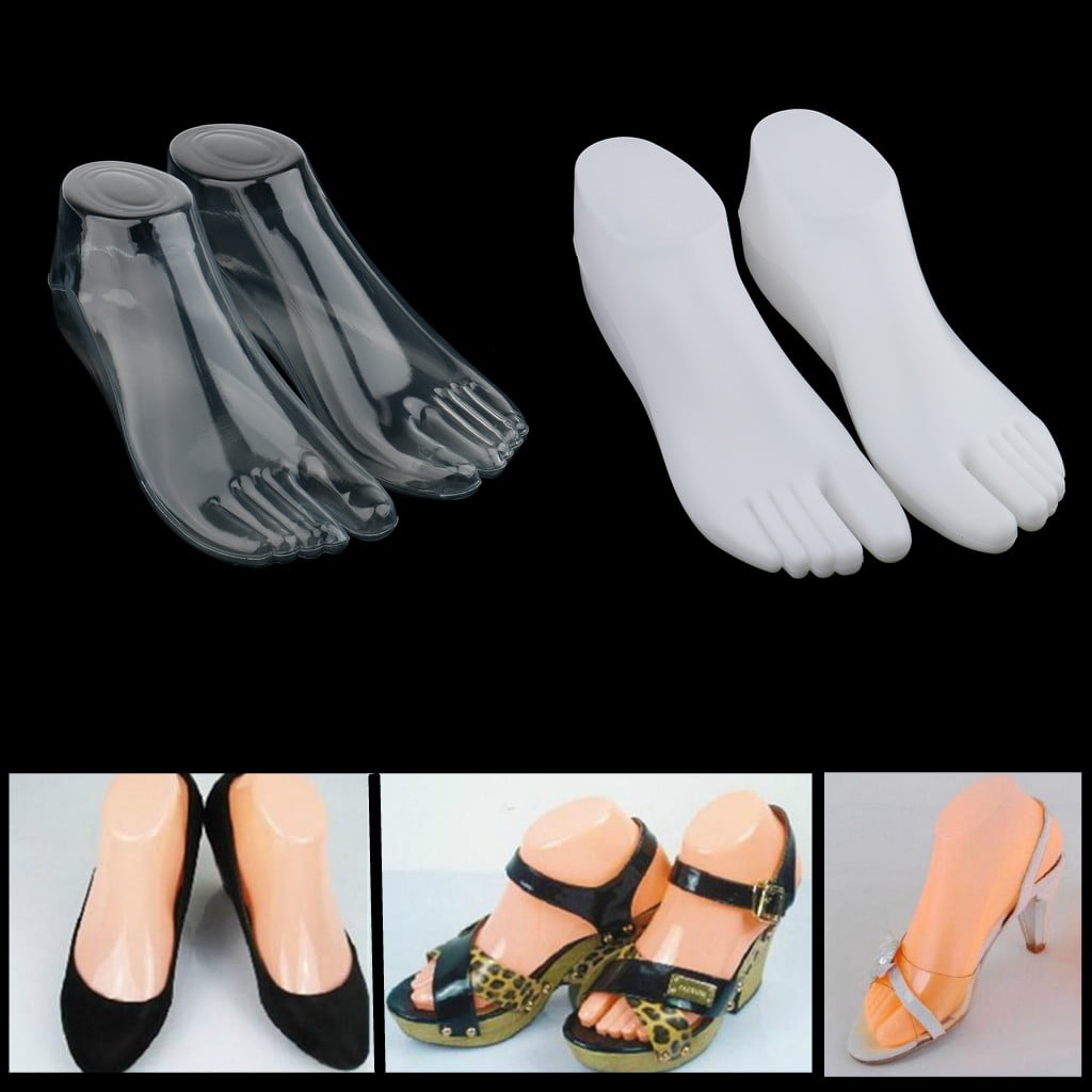2pcs Adult Women Female Feet Mannequin Foot Model Tools For 