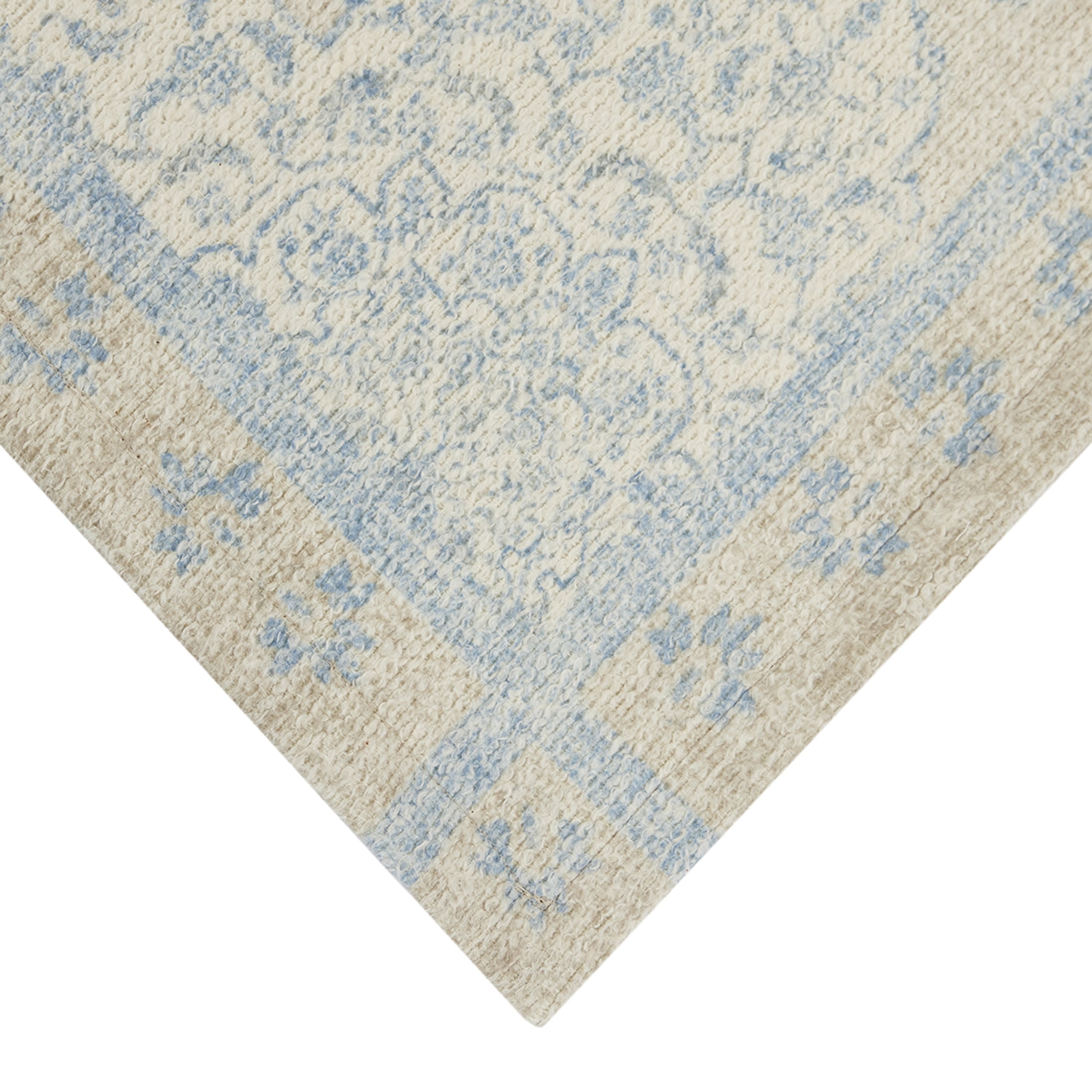 Better Homes & Gardens Beige Kaston Medallion 2-Piece Bath Rug Set, 17" x 24" & 20" x 30"