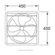 thumbnail image 5 of Extractor De Aire, Estevez 1914, Metálico Industrial 14'' Estevez 1914, 5 of 7