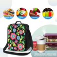 thumbnail image 4 of Disketp Vector Mexican Otomi Style Bright Bolsa Térmica Estampada para Almuerzo, Lonchera para Hombres y Mujeres Adultos, 4 of 7