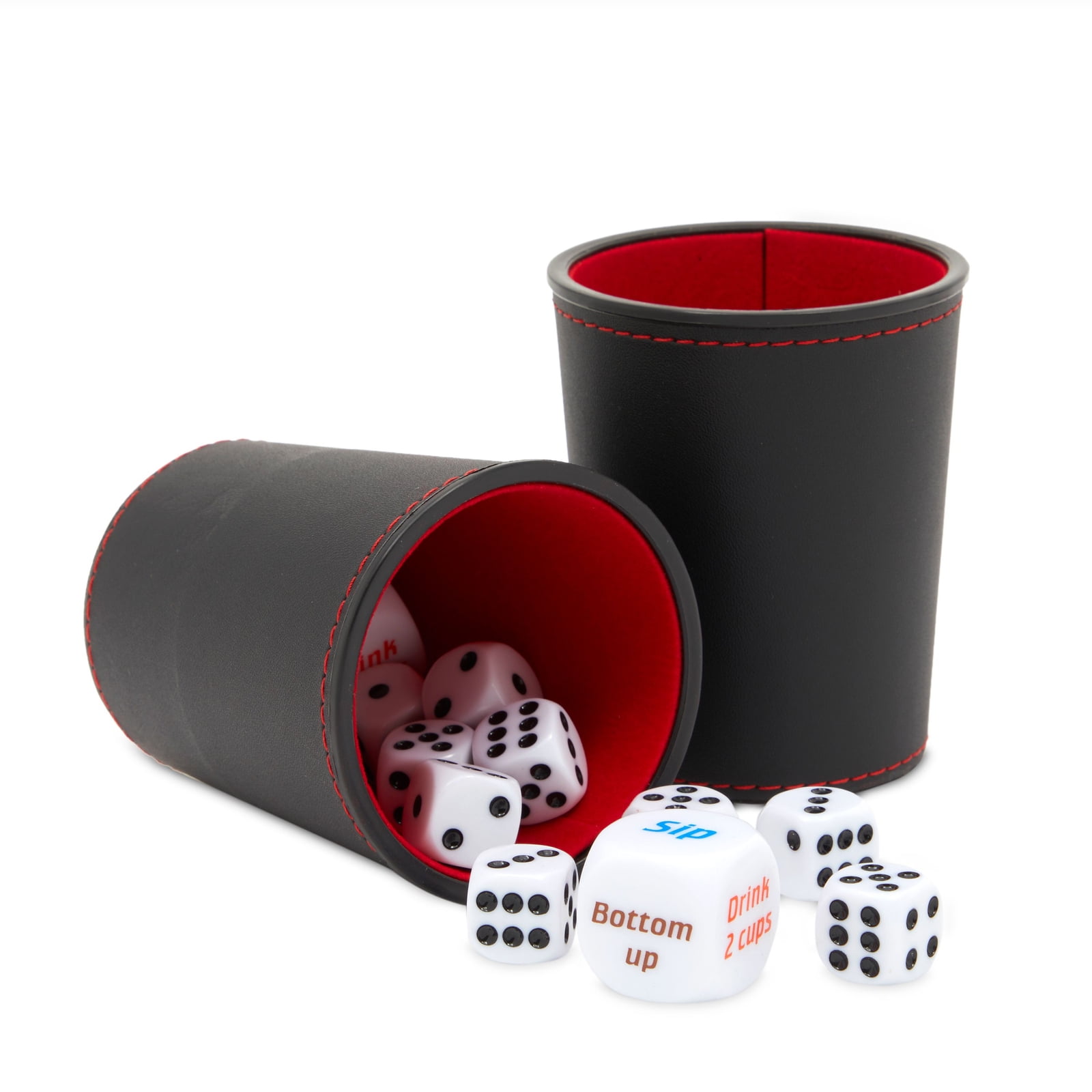 Does not include the dice 20 pack LEATHER DICE CUP POKER BAR GAMES CASINO 