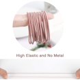 thumbnail image 3 of Ealicere 100 pcs Elastic Hair Ties, 3mm Hair Bobbles, Multicolor Hair Elastic Bands Ponytail Holders, No Metal Hair Bands for Women Girls Kids Men Thick Hair, 3 of 7