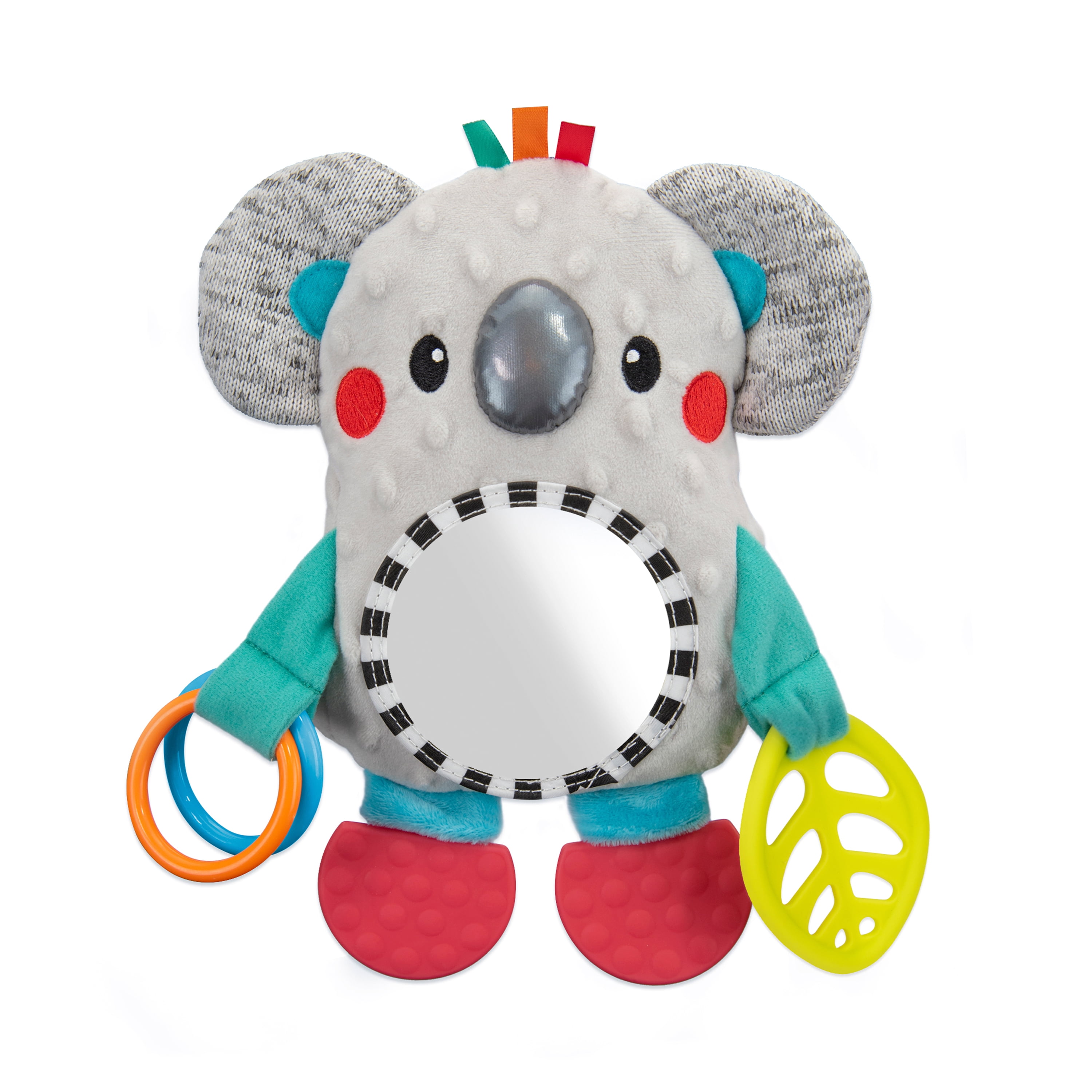 Sassy Koala Mirror Attachable Toy & Book 0 Months Old and Up
