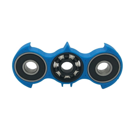 Bat Finger Spinner Fidget Toy High Quality Hybrid Ceramic Bearing Spin Widget Focus Toy EDC Pocket Desktoy Gift for ADHD Children Adults Compact One Hand Fast