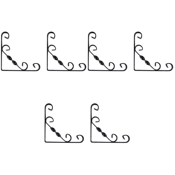 Set of 3 Plant Stands Indoor for Multiple Plants Hanging Basket Pots Black