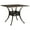 Bronze, variant on vidaXL 35.4"x35.4" Cast Aluminum Outdoor Dining Table, White