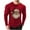 A01-Wine, variant on Jinhomg Big and Tall Graphic Tees Men Long Sleeve Cotton Shirts Crew Neck Cute Santa Claus T-Shirts Workout Xmas Holiday Pullover Tops