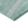 thumbnail image 3 of Addison Rugs Mayfield Premium Machine Washable Transitional Swirls Aqua Rectangle Rug, 8' x 10', 3 of 6
