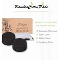 thumbnail image 2 of Reusable makeup remover cotton pads black washable - 10-pack organic cotton rounds for face and eyes, with laundry bag, facial cleansing cloths, suitable for all skin types makeup remover wipes, 2 of 5