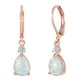 thumbnail image 1 of Sonducket Pendientes colgantes de ópalos de fuego elegantes, aretes colgantes de lágrima de Color chapado a la moda y llamativos Ropa, zapatos y accesorios Miscelánea oro rosa, 1 of 6