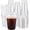 20oz 100pcs, variant on 50 Pack - 24 oz Clear Plastic Cups with , Sturdy & Safe Iced Coffee Cups with , Disposable Plastic Smoothie Cups for Cold Drinks, Sip