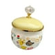 thumbnail image 5 of Azucarero con tapa, organizador de granos de café, tarro de almacenamiento esmaltado multiusos, seco Amarillo, 5 of 9