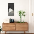 thumbnail image 2 of Traditional Crane by Lake Japanese Inspired Bird 13 in x 30 in Painting Canvas Art Print, by Stupell Home Décor, 2 of 6