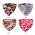 thumbnail image 3 of Methold Ajustable mascota perro cachorro gato cuello bufanda Bandana Collar pañuelo Accesorios Suministros para perros negro L, 3 of 6