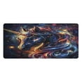 thumbnail image 2 of Leather Keyboard and Mouse Desk Mat Office Desk Accessories Protective Office Desk Decor Desk Pad Mat for Gaming, Work from Home, Office An Enchanting Unicorn 23.6" x 47.2", 2 of 9