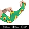 thumbnail image 3 of Fotbe Cartoon Fruit 1 UV Sun Protection Arm Sleeves - Tattoo Cover Up - Basketball Arm Sleeve UPF 50 Cooling for Men Women, 3 of 8