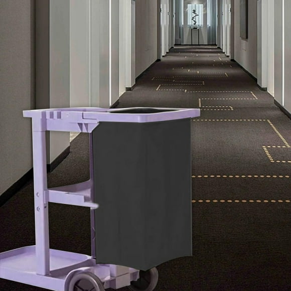 Janitorial Carts Bag Housekeeping Laundry Bag Oxford Cloth Thickened Large Capacity Commercial Janitor Carts Bag for Housekeepers Sundries