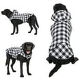 thumbnail image 3 of 2 Pack Plaid Dog Coats Warm Flannel Jacket Vest for Medium Large Dogs Winter Pet Apparel Soft Comfortable Durable Outdoor, 3 of 5