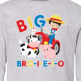 thumbnail image 4 of Inktastic Farmer Tractor EIEIO Big Bro Long Sleeve Youth T-Shirt, 4 of 5