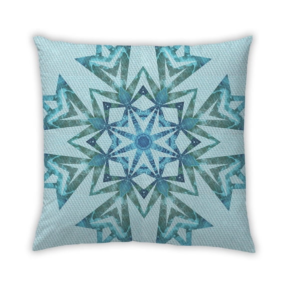 Ahgly Company Outdoor Square Contemporary Throw Pillow, 18 inch by 18 inch