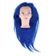 thumbnail image 5 of Cabeza de maniquí de práctica Macarena para peinado de Cabello 26cm Azul, 5 of 8
