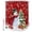 White Red, variant on Shower Curtains for Bathroom, Pink Christmas Waterproof Fabric Shower Curtain, Snowman Xmas Tree Ball Gifts Winter Decorative Bathroom Curtain for Bathtub, 72"x78", No Hooks Included