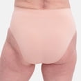 thumbnail image 4 of Bamboo basics Calzoncillos de mujer, paquete de 6 - BELLE seamless full briefs, jersey, logotipo Negro/Nude XL (X-Large), 4 of 7