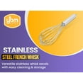 thumbnail image 4 of YBM Home Stainless Steel Professional 10-French Whisk,Handled Whisk for Blending,Whisking,Beating, 1157, 4 of 11