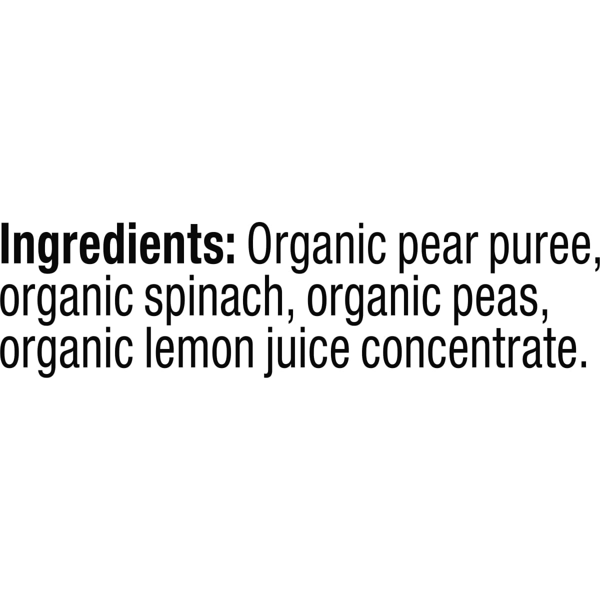Plum Organics Stage 2 Organic Baby Food, Pear, Spinach and Pea, 4 oz Pouch - Case of 12