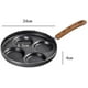 thumbnail image 2 of Sartén para huevos. Sartén para cocinar huevos de 3/4 de taza de aleación de aluminio antiadherente para múltiples huevos., 2 of 2