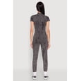 thumbnail image 4 of Womens Mineral Wash Half Zip Jumpsuit, 4 of 4