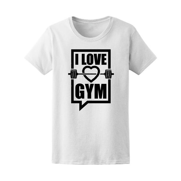 I Love Gym Inspiration Fit Tee Women's -Image by Shutterstock 