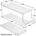 thumbnail image 6 of Sorbus Storage Bins: 4-Piece Fridge Organizers - Egg Organizer, Can Dispenser, 2 Drawers - Ideal for Kitchen, Fridge, Freezer, Pantry, 6 of 7