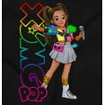 thumbnail image 2 of XOMG POP Neon Logo Bella Cartoon Women Plus Size Graphic Tee Tees Brisco Brands 2X, 2 of 5