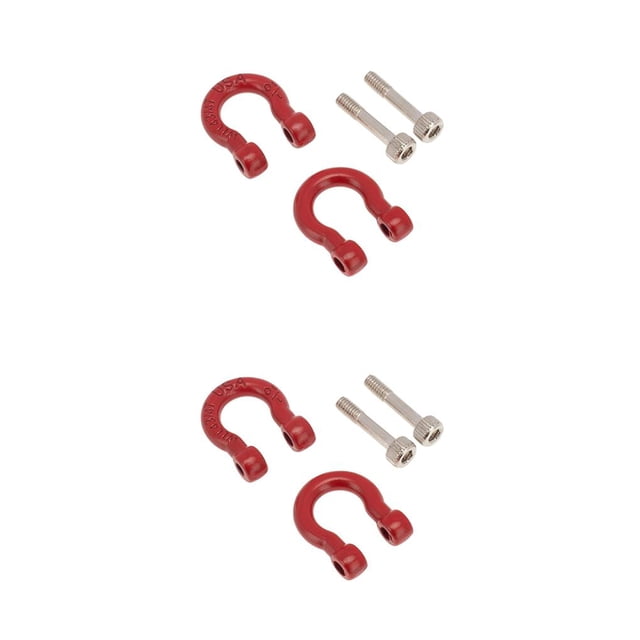 Vogacara 2 uds., gancho de remolque, accesorio de reparación, reemplazo de ganchos de vehículos para 1/10 SCX10 Type1 NO1 Vogacara CBP209573