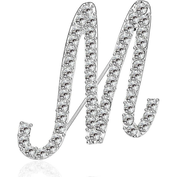 EONQY Letter Brooch Pins, A-Z 26 Personalized Design Letters fashion brooches collar pins for Bag Clothes Sweater