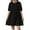 Black2, variant on ameIAEA Girl's Summer Dresses Kids Short Sleeve Tie Front Cute Dress with Pockets for 5-14 Years