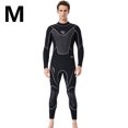 thumbnail image 2 of Sonducket Trajes de neopreno Traje de buceo Pantalones de manga larga de secado rápido Protección solar de una pieza Mantener el calor para bucear Deportes acuáticos negro M Sonducket OD003281-02, 2 of 6
